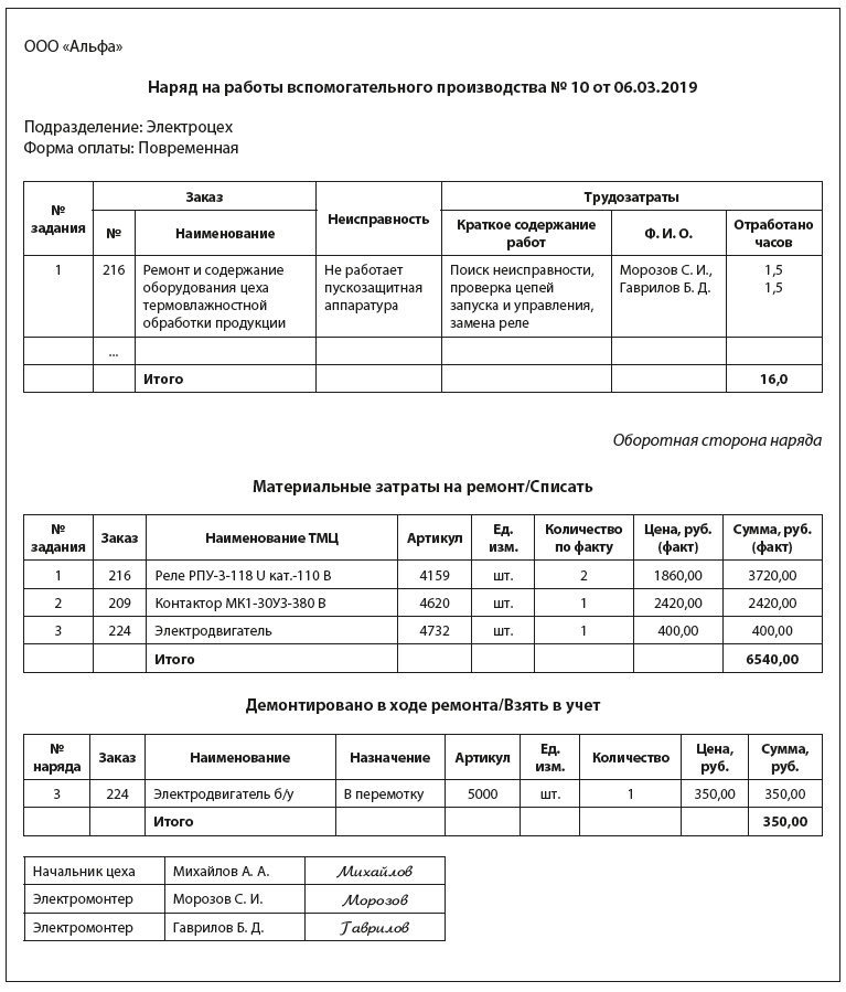 Учет материалов на мебельном производстве