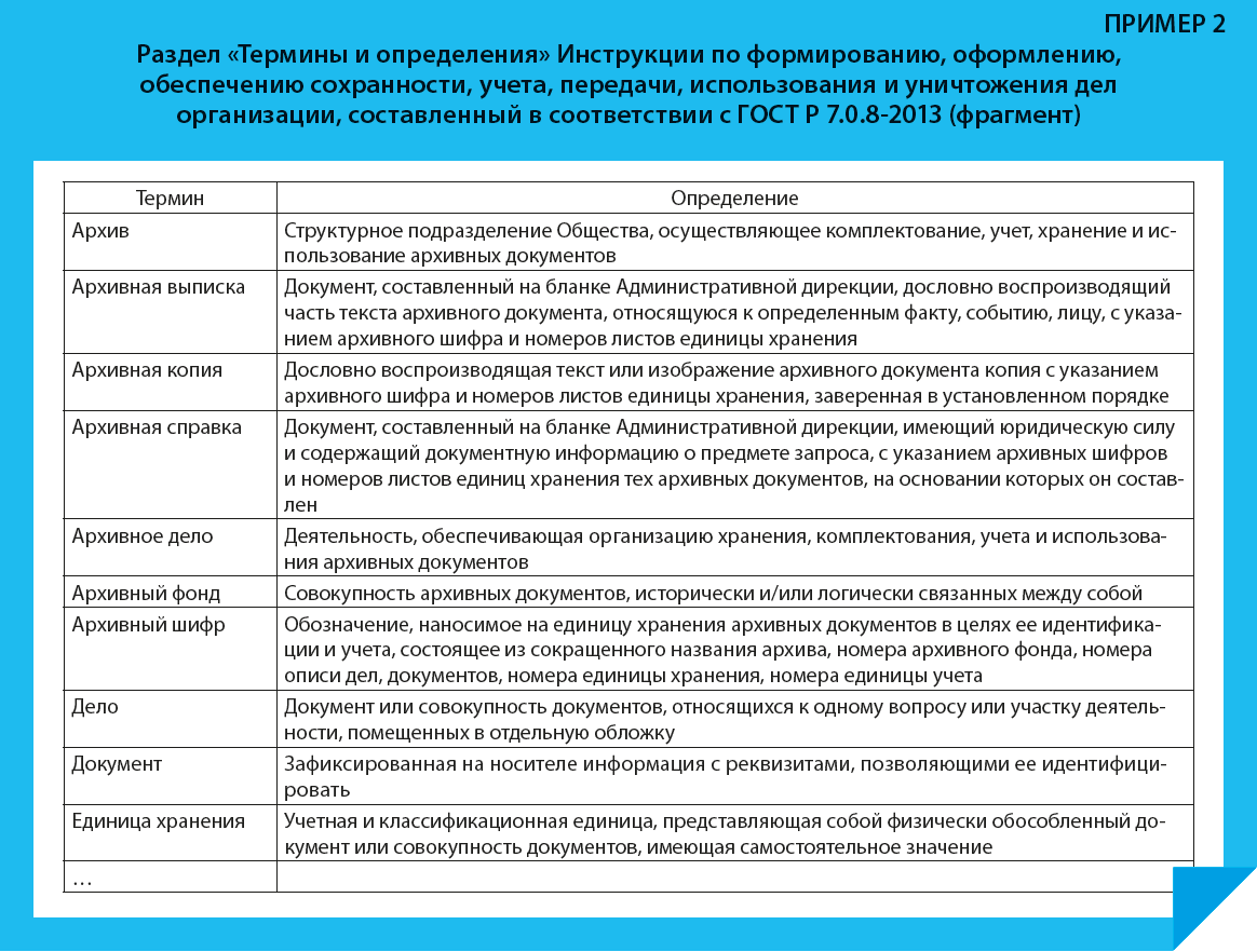 План делопроизводство образец